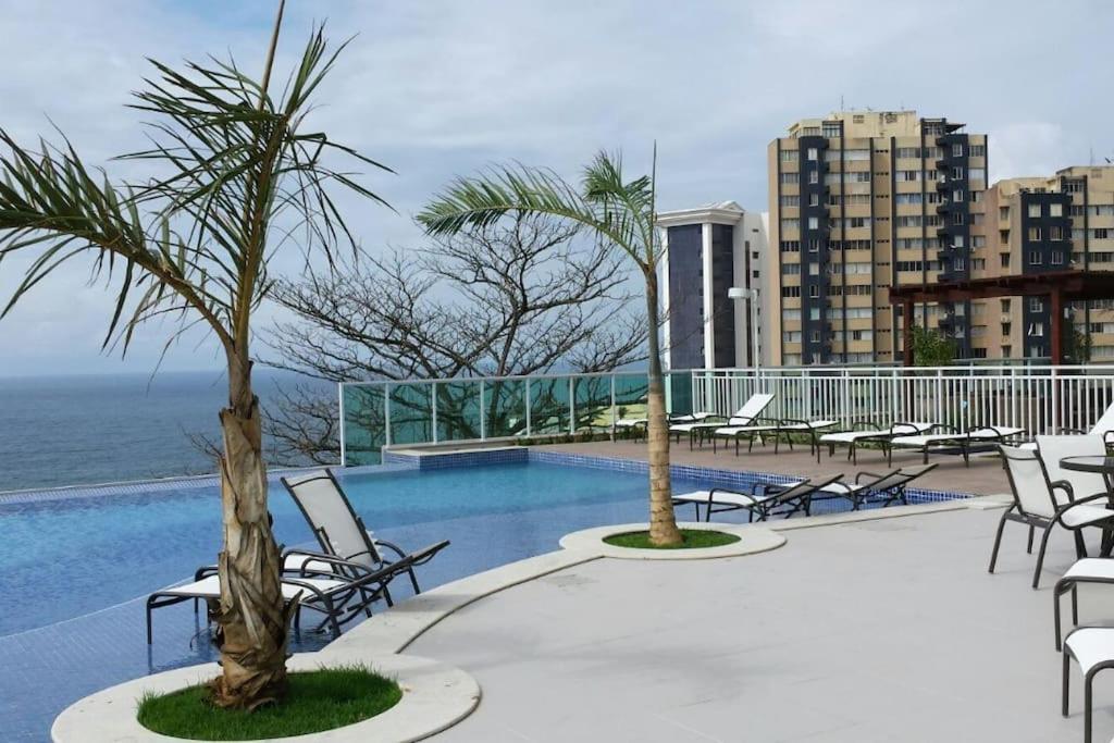 Vista Mar Nascente, Dois Quartos, Novo, No Melhor Do Rio Vermelho, Condominio Club, 1103 サルバドール エクステリア 写真
